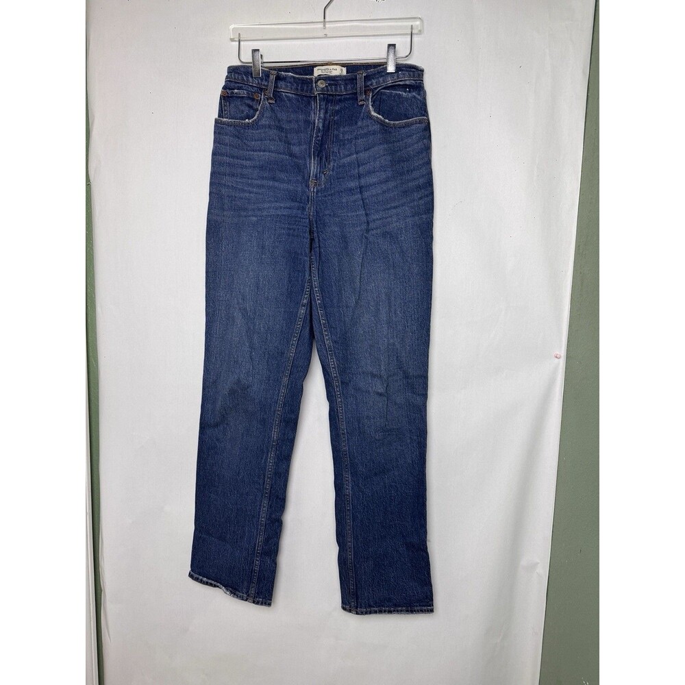 Womens Abercrombie And Fitch 29/8 Long The 90's Straight Ultra High Rise Jeans